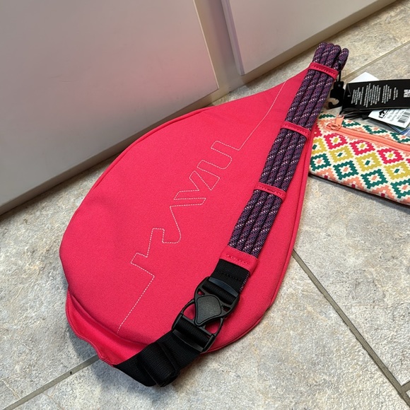 Kavu Rope Bag in Peony and wallet big spender in Spring montage NWT - Picture 7 of 7